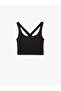 Cross Strap U-Neck Sleeveless Crop Sports Blouse - 3