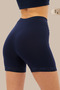 Lace Women's Shorts Navy Blue Color - 4