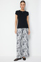Accessory Detailed Short Sleeve Basic Blouse - 5