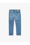 Standard Waist Regular Waist Straight Leg Denim Trousers - Mark Straight Jeans - 6