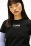 Round Neck Printed Black Women's T-Shirt Tjw Reg Essential Logo 2 Tee Ext - 2