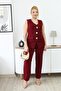 Large Size Stylish Set with Gold Accessories and Ornamental Pockets