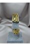 Gold Color Multi-Bangle Set – Patterned Thin Bracelet Combination, Stylish and Elegant Women's Accessory - 3