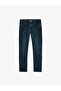 Cotton Regular Waist Pocket Slim Fit Jean Trousers - Brad Jean