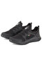 Aqua Comfortable Sole Laceless Walking Running Men's Sneaker Sports Shoes Black - 5