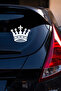 Royal Crown Car Sticker - Premium Vehicle Sticker 15X13Cm