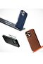 Timeless Dark Saddle Brown Leather iPhone 16 Pro Case – Softens with Use, MagSafe Compatible - 2