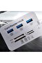 USB 3.0/3.1 Hub + Multi Card Reader, Supports 5/10 Gbps Data Transfer, Nrt-30619 - 2