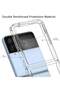 Samsung Galaxy Z Flip 4 Clear Case, Z Flip 4 Crystal Clear Slim Fit Phone Cover Soft - 2