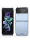 Samsung Galaxy Z Flip 4 Clear Case, Z Flip 4 Crystal Clear Slim Fit Phone Cover Soft