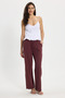 Women's Slim Fit 100% Cotton Strappy Drawstring V-Neck White Blouse - 2