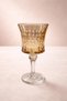 Set of 6 Colored Footed Glass Coffee Water Glasses, Patterned Presentation Glass & Dessert Serving Glass 140 ml - 4
