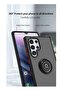 Galaxy S22 Plus Luxury TPU Shockproof Ring Holder Kickstand Slim Plated Phone Case Cover - 5