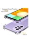 Samsung Galaxy A73-5G Case Cover Protective Shock Absorption Bumper soft Transparent Case (Clear) - 2