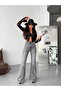 Trend Special Design Wide Leg Jean Pants with Detailled Cuffs - Custom Design Wide Leg Jean with Detailled Cuffs - 5