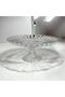 Flat Presentation Bowl with Crystal Glass Legs 29 cm Tkebt Transparent - 5