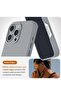 Sophisticated Gladius Grey Leather iPhone 16 Pro Max Case – Softens with Use, MagSafe Compatible - 4