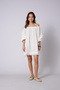 Lace-Detail Madonna Collar Dress