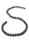 Lava Stone Necklace Natural Stone Strand 8 mm - 3