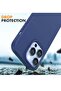 iPhone 14 Pro 6.1-Inch Navy Blue Liquid Silicone Case – Scratch-Resistant & Shockproof - 6