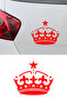 Starry Crown Car Sticker - Car Window Sticker - Crown Sticker with Star Detail 15X13Cm - 2