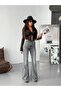 Trend Special Design Wide Leg Jean Pants with Detailled Cuffs - Custom Design Wide Leg Jean with Detailled Cuffs - 3