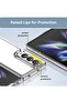 Case for Samsung Galaxy Z Fold 4 5G Clear TPU Four Corners Protective Cover Transparent Soft funda - 4