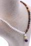 Tiger's Eye Crystal Quartz Stone Citrine Hematite Amethyst and Pink Quartz Natural Stone Design Necklace 6 mm - 2