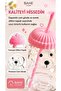 Cute Teddy Bear Glass Cup with Straw and Lid Kawaii Smoothie Juice Cup Gift 1Pc - 8