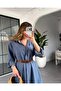 Belted Premium Quality Modal Shirt Dress