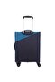 Dashway Spinner 4 Wheel Soft Trolley, 70 cm, Blue/Black - 5