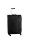 Marina 4 Wheel Soft Trolley, 70 cm, Black