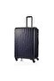 Skytrac 4 Wheel Hard Trolley, 79 cm, Black - 2