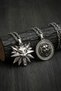 2Pcs Necklace Wolf and Lion Design Pendant Fashion Necklace Men's Necklace