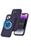 iPhone 14 Pro + 2 Pack Tempered Glass Screen Protector Magsafe Case Silicone Phone Case with Microfi