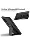 Galaxy A71 4G Magnetic Stand & Holder Hand Strap Grip Kickstand Case, Finger Strap Cover for Samsung - 3