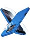 Ultra-Thin Matte Blue iPhone 16 Pro Case with Enhanced Lens & Screen Protectors – Shockproof, Anti-S