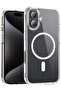 Magnetic Crystal Clear Case for iPhone 16 – Ultra-Slim, Shockproof, and Scratch-Resistant Protective