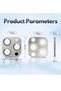 (2 Pack) Camera Lens Protector for iPhone 16 Pro and iPhone 16 Pro Max – [Alloy Metal Camera Cover] - 3