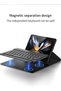 Samsung Galaxy Z Fold 4 Case,Screen Protector Keyboard Leather Case Stylus+Pen Slot Phone Office Kit - 5