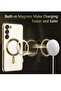 Magnetic Clear Case for Samsung Galaxy S23 with Camera Lens Protector Magsafe Compatible Electroplat - 3