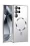 Case Compatible with Samsung Galaxy S25 Ultra 6.8" – Clear Magnetic Case with Camera Protection & Wi