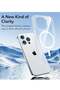 Krystec Clear Case with HaloLock Compatible with iPhone 14 Pro, Compatible with MagSafe, Ultra-Yello - 3