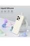 Compatible with iPhone 15 Pro Max Case Shockproof with 2pcs Screen Protectors, Waterproof Liquid Sil - 2