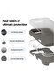 Space Grey iPhone 16 Pro Case – Slim Shockproof Full Body Protection with Soft Microfiber Lining, Sc - 2
