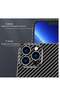 Personality Handsome Light Thin Carbon Fiber Pattern PC Phone case Compatible with iPhone 15 Pro Uni - 3