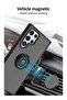Galaxy S22 Ultra , Clear Crystal Armor Defender Design Hybrid Protective Case Cover Ring Holder Kick - 5