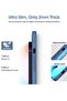 Liquid Silicone Protective Case for iPhone 13 - Blue, Camera Protection, Anti-Fingerprint, Built-In - 4
