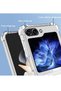 Clear Magnetic Case for Samsung Galaxy Z Flip 5 – Slim Shockproof Cover with MagSafe & Wireless Char - 3