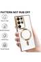 ELTERAZONE Magnetic Clear Case for Galaxy S23 Ultra Case,Compatible with MagSafe, Love Heart Design - 3